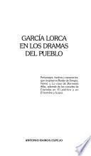 García Lorca en los dramas del pueblo