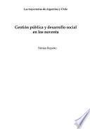 Gestión pública y desarrollo social en los noventa