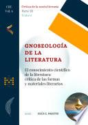 Gnoseología de la literatura