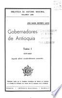 Gobernadores de Antioquia