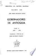 Gobernadores de Antioquia