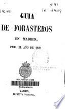 Guía de forasteros en Madrid para el año de 1861
