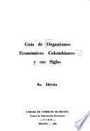 Guía de organismos económicos colombianos y sus siglas
