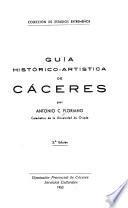 Guía histórico-artistica de Cáceres