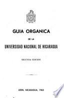 Guía orgánica de la Universidad Nacional de Nicaragua