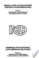 Handbook for European-Latin American relations