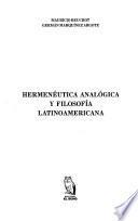Hermenéutica analógica y filosofía latinoamericana
