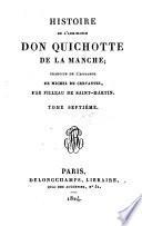 Histoire de l'admirable don Quichotte de la Manche [tr.by F. Filleau de Saint-Martin].