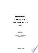 Historia Argentina prehispánica