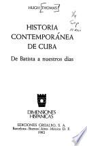 Historia contemporánea de Cuba