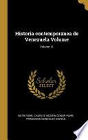 Historia contemporánea de Venezuela Volume;