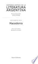 Historia crítica de la literatura argentina: Macedonio