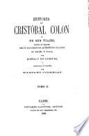 Historia de Cristóbal Colon y de sus viajes