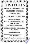 Historia de D.Gonzalo Fernández de Córdoba `El Gran Capitan`