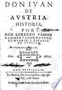 Historia de D. Juan de Austria