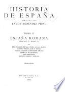 Historia de España: Bosch Gimpera, P. España romana