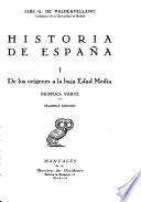Historia de España: De los orígenes a la baja Edad Media