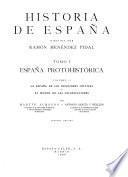 Historia de España: v. 1. Hernández-Pacheco, E. España prehistorica