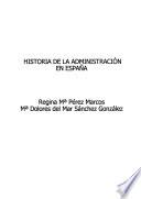 Historia de la administración en España