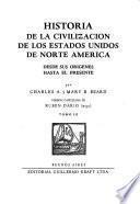 Historia de la civilización de los Estados Unidos de Norte América