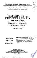 Historia de la cuestión agraria mexicana: Prehispánico-1924