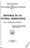 Historia de la cultura mendocina
