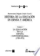 Historia de la educación en España y América