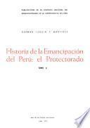 Historia de la emancipación del Perú, el protectorado