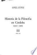 Historia de la filosofía en Córdoba