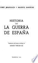 Historia de la guerra de España