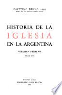 Historia de la Iglesia en la Argentina