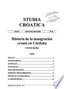 Historia de la inmigración croata en Córdoba