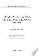 Historia de la Isla de Negros, Filipinas, 1565-1898