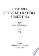Historia de la literatura argentina