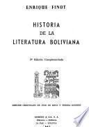 Historia de la literatura boliviana