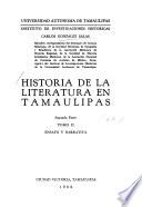Historia de la literatura en Tamaulipas