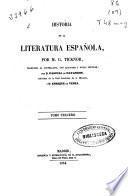 Historia de la literatura española: (1854. 566 p.)