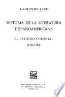 Historia de la Literatura Hispanoamericana: 1492-1780