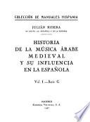 Historia de la música árabe medieval y su influencia en la Española