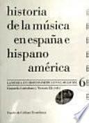 Historia de la Música en España E Hispanoamérica