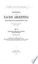 Historia de la nación Argentina