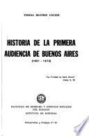 Historia de la Primera Audiencia de Buenos Aires, 1661-1672
