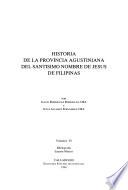 Historia de la Provincia Agustiniana del Smo. Nombre de Jesús de Filipinas: Bibliografía