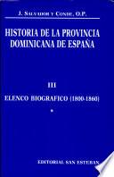 Historia de la Provincia dominicana de España