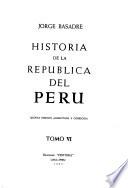 Historia de la República del Perú
