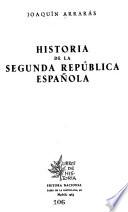 Historia de la Segunda República Española