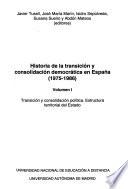Historia de la transición y consolidación democrática en España (1975-1986)