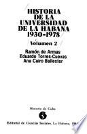 Historia de la Universidad de La Habana, 1728-1929