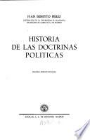 Historia de las doctrinas politicas
