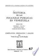Historia de las finanzas públicas en Venezuela